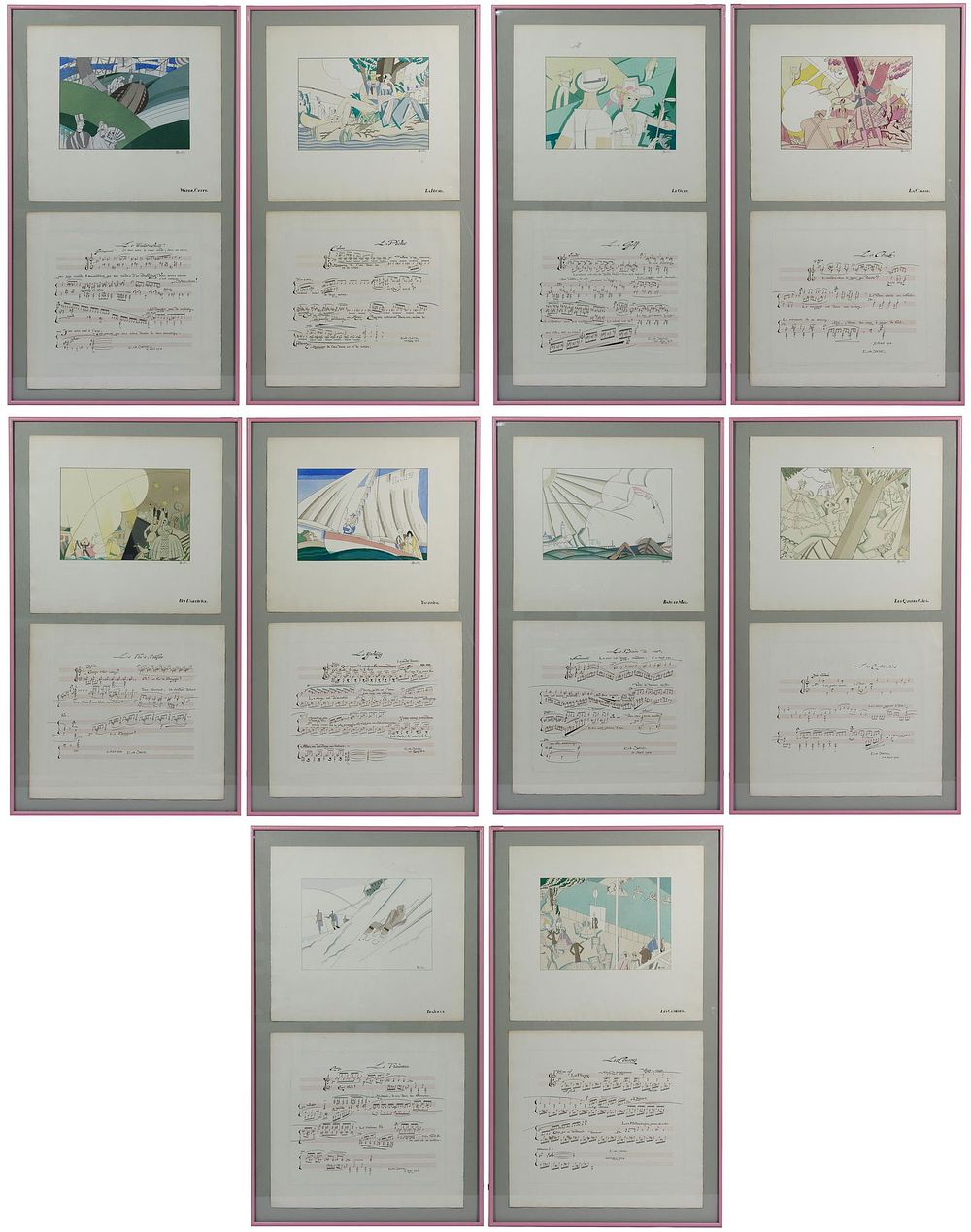 Lot 275: Charles Martin (French, 1884-1934) 'Sports et