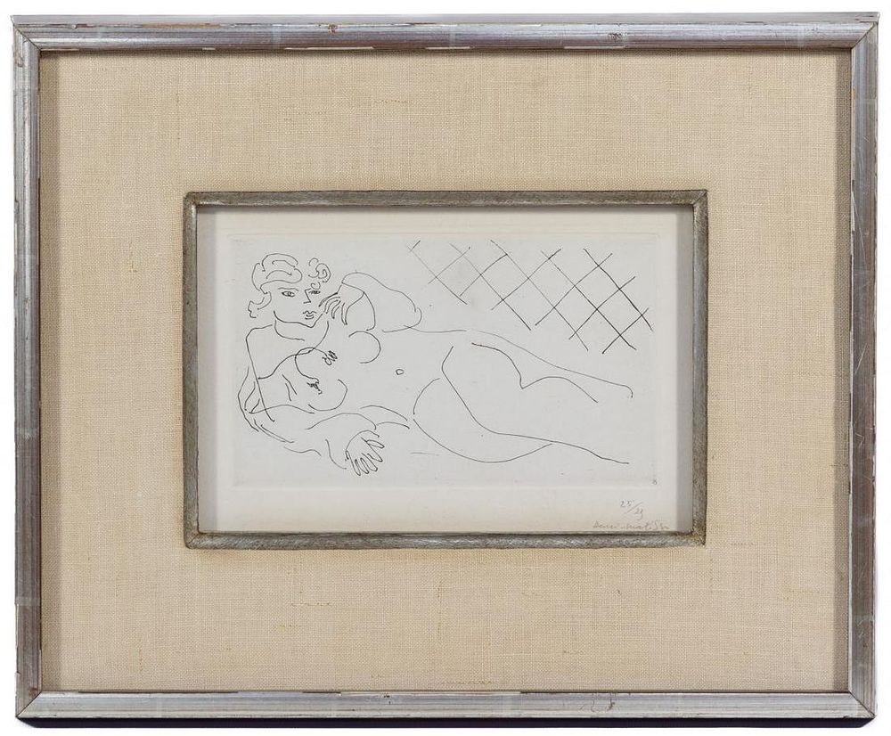 Lot 287: Henri Matisse (French, 1869-1954) Etching on Paper