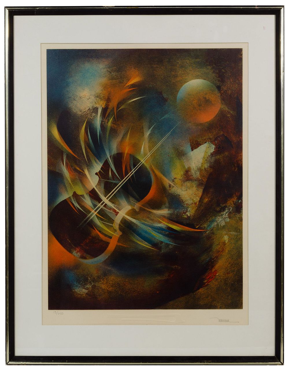 Lot 295: Leonardo Nierman (Mexican / American, b.1932) 'Brahms'