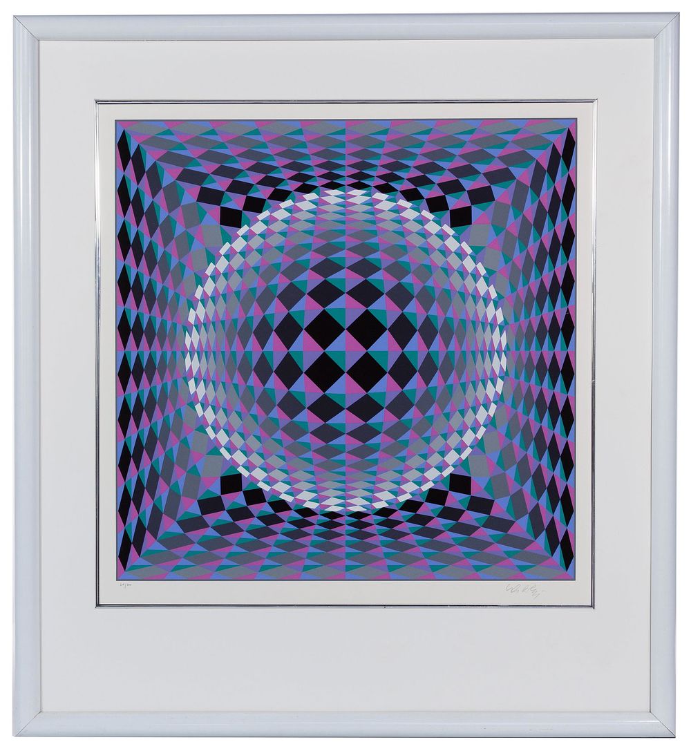 Lot 302: Victor Vasarely (Hungarian / French, 1906-1997)