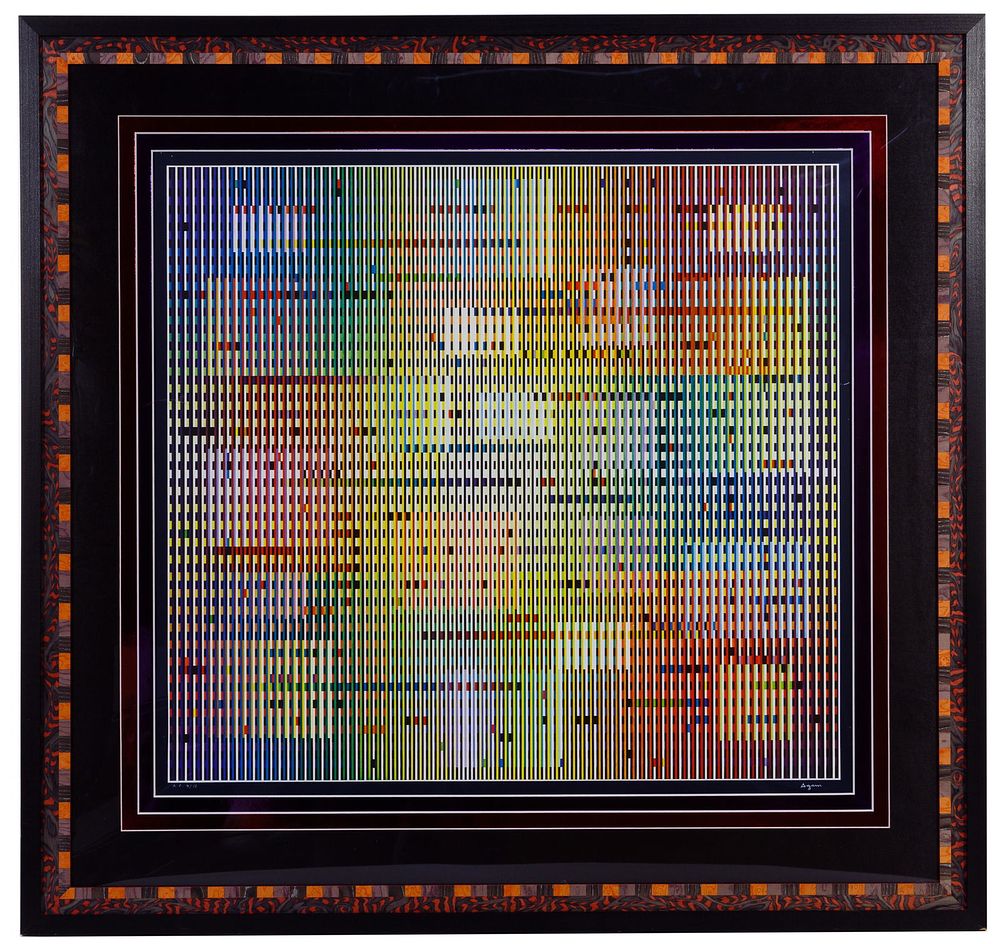 Lot 305: Yaacov Agam (Israeli, b.1928) Offset Lithograph
