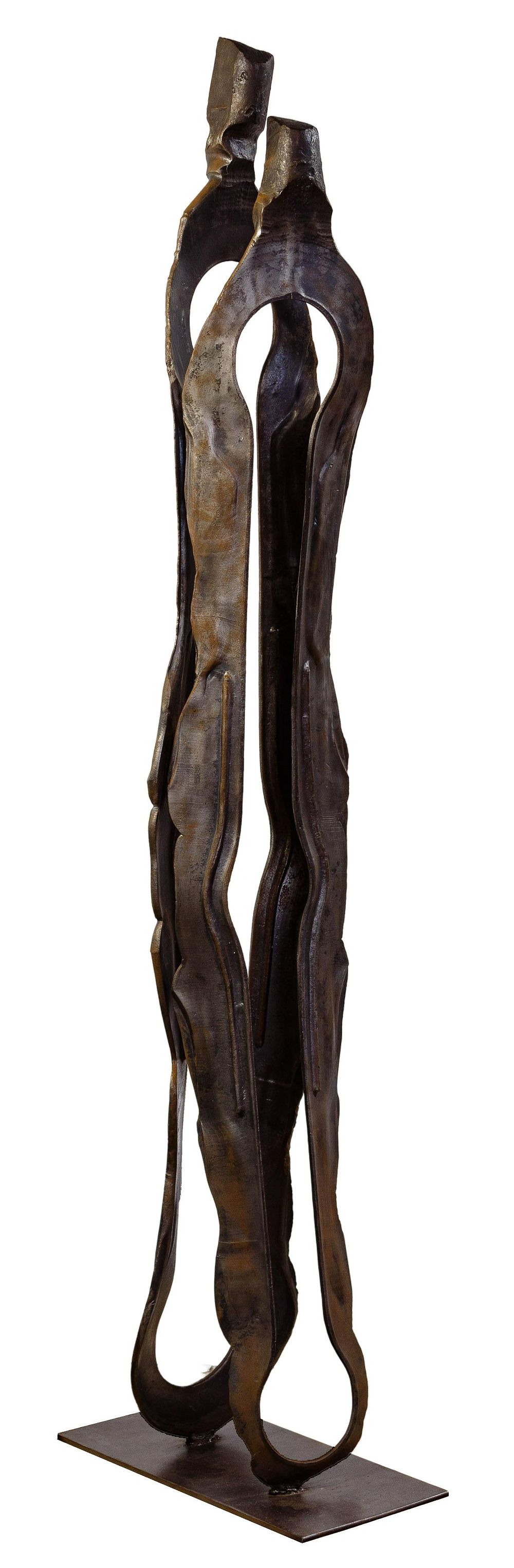 Lot 306: Abstract Iron Sculpture