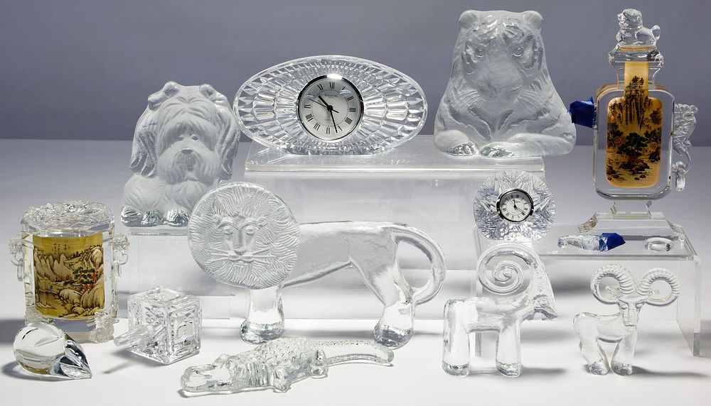 Lot 338: Waterford, Viking and Other Crystal Assortment