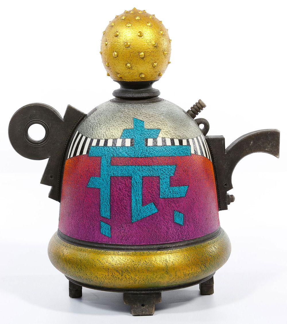 Lot 344: Studio Pottery Ceramic Teapot