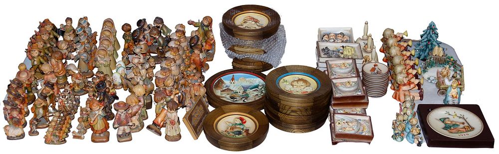 Lot 379: Anri and Hummel / Goebel Figurine Assortment
