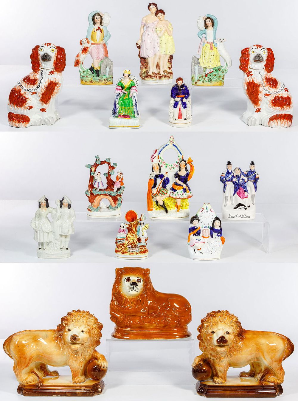 Lot 393: Staffordshire Figurine Assortment
