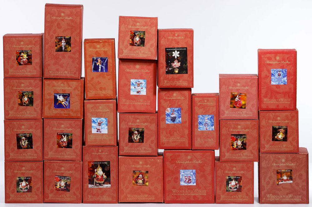 Lot 395: Christmas Ornament Assortment Featuring Christopher