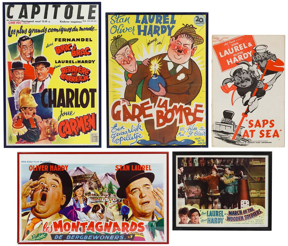 Lot 397: Laurel and Hardy Ephemera Assortment
