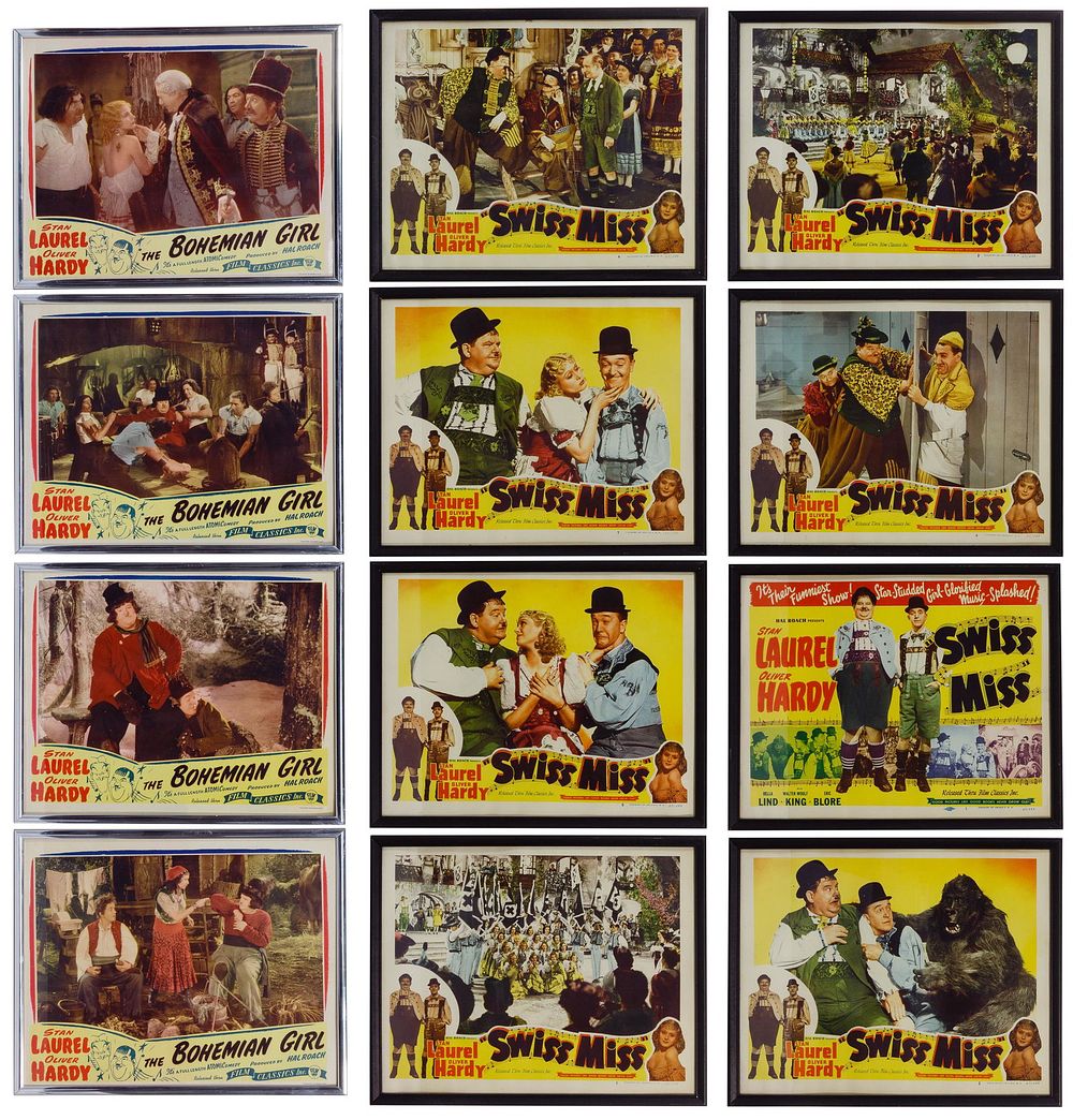 Lot 399: Laurel and Hardy Lobby Card Assortment