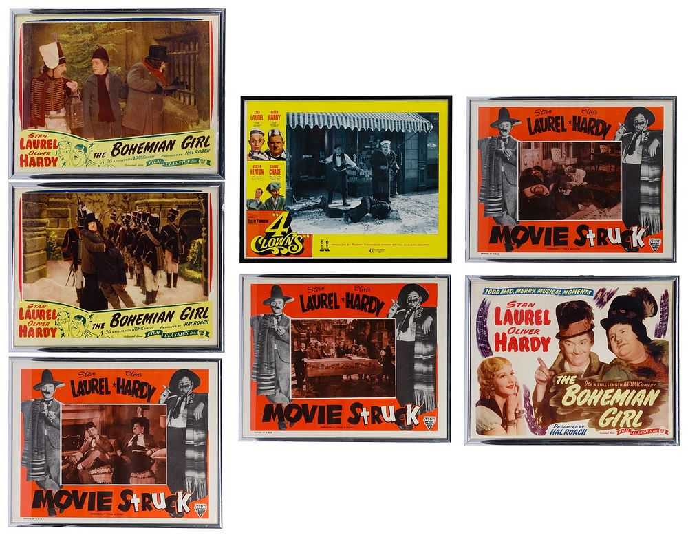Lot 400: Laurel and Hardy Lobby Card Assortment