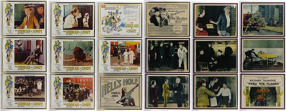 Lot 405: Silent Film Lobby Card Assortment