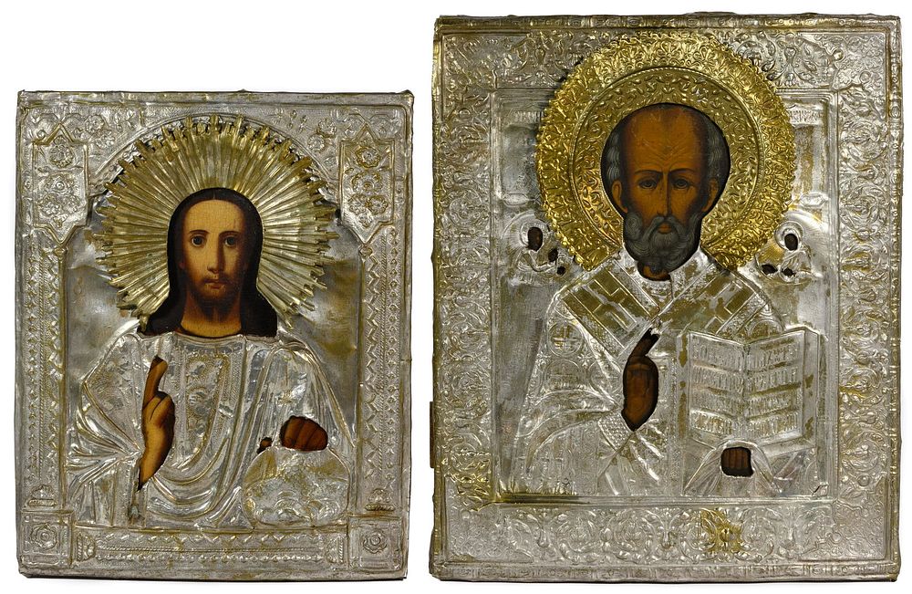 Lot 409: Russian Relief Icons