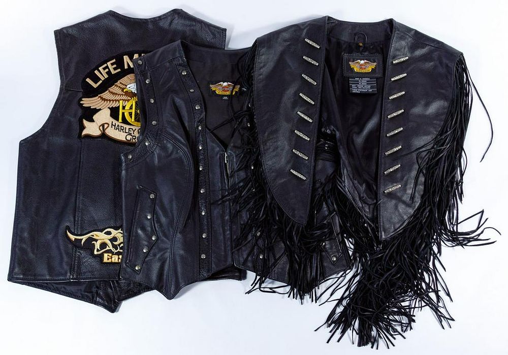 Lot 410: Harley-Davidson Leather Assortment