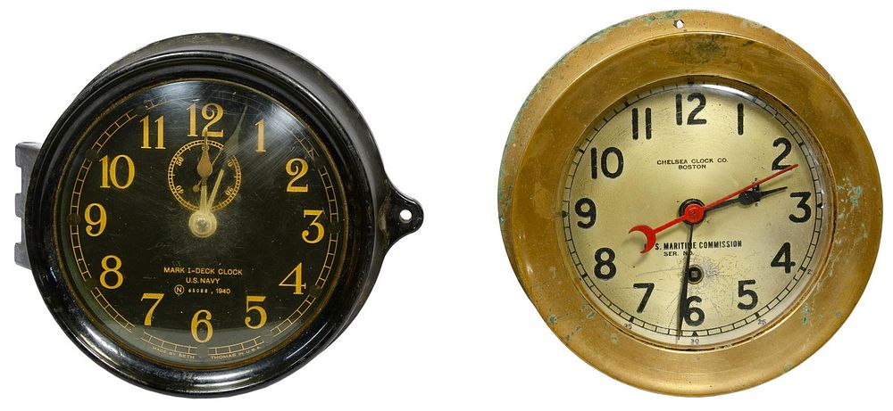 Lot 412: Maritime Clocks