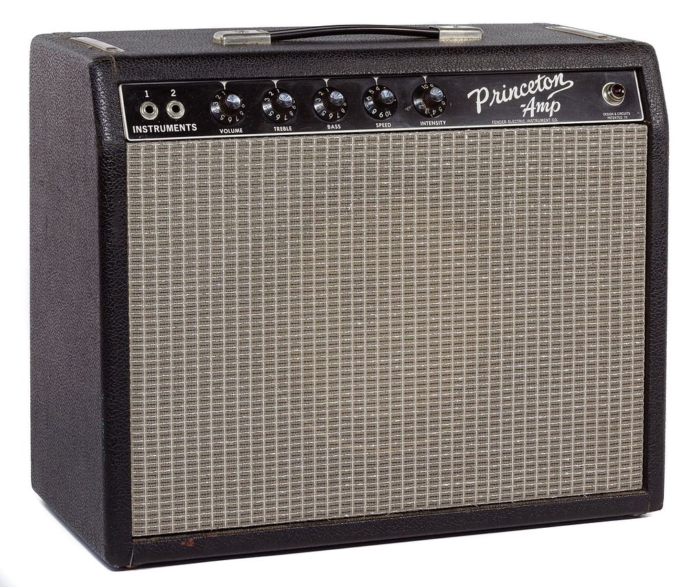 Lot 489: Fender 1964 Princeton Blackface Tube Combination