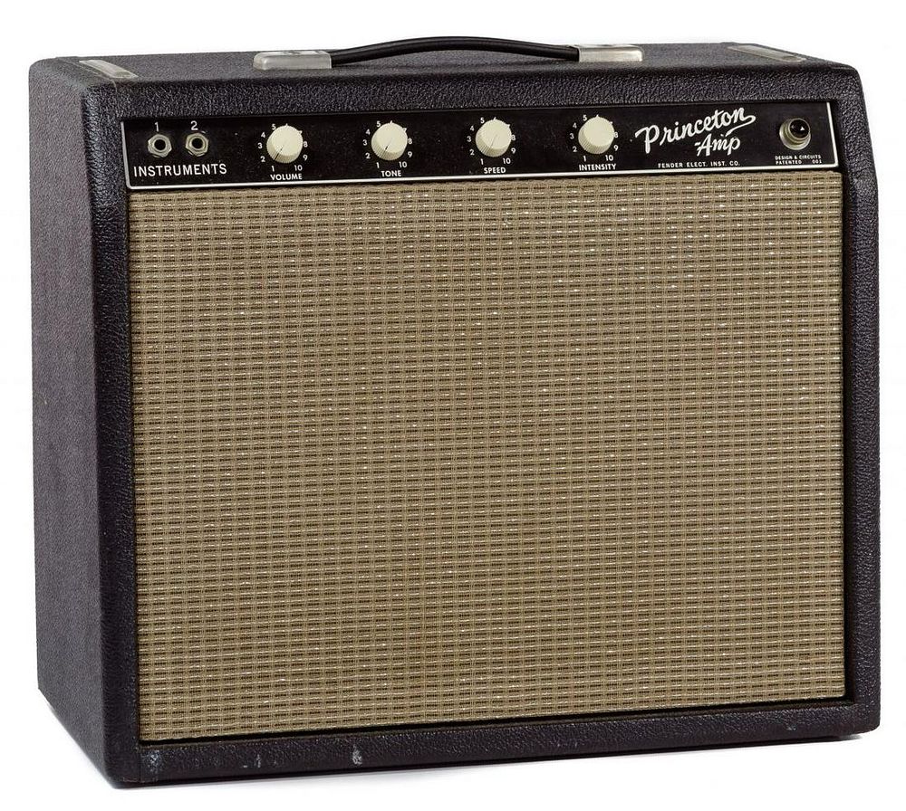 Lot 492: Fender Black Tweed Princeton Amplifier