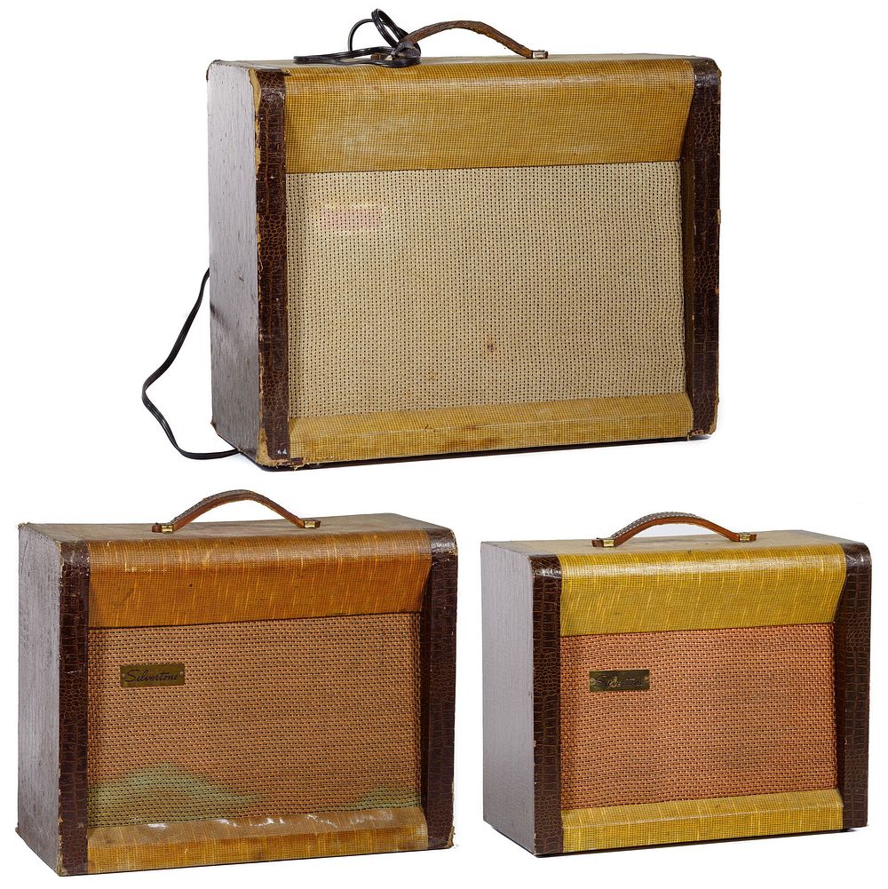 Lot 505: Silvertone 1300 Series Amplifier Assortment