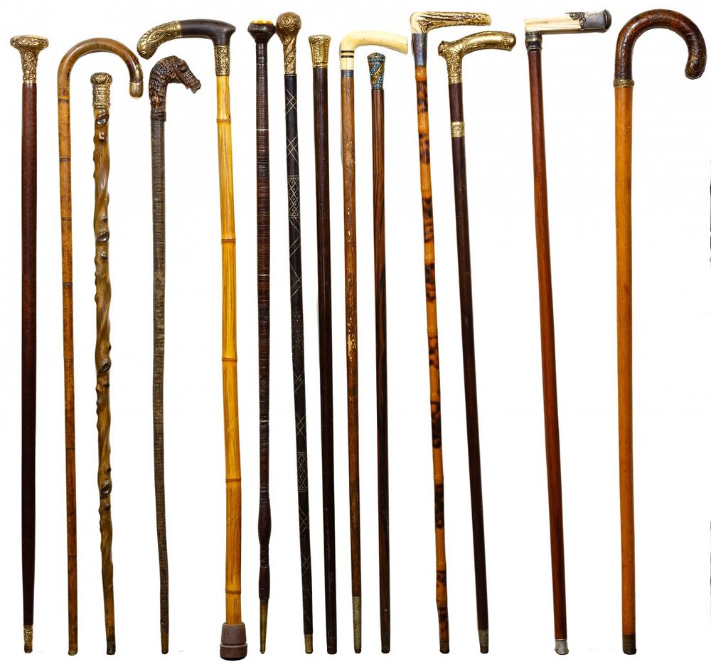 Lot 520: 18th and 19th Century Cane Assortment