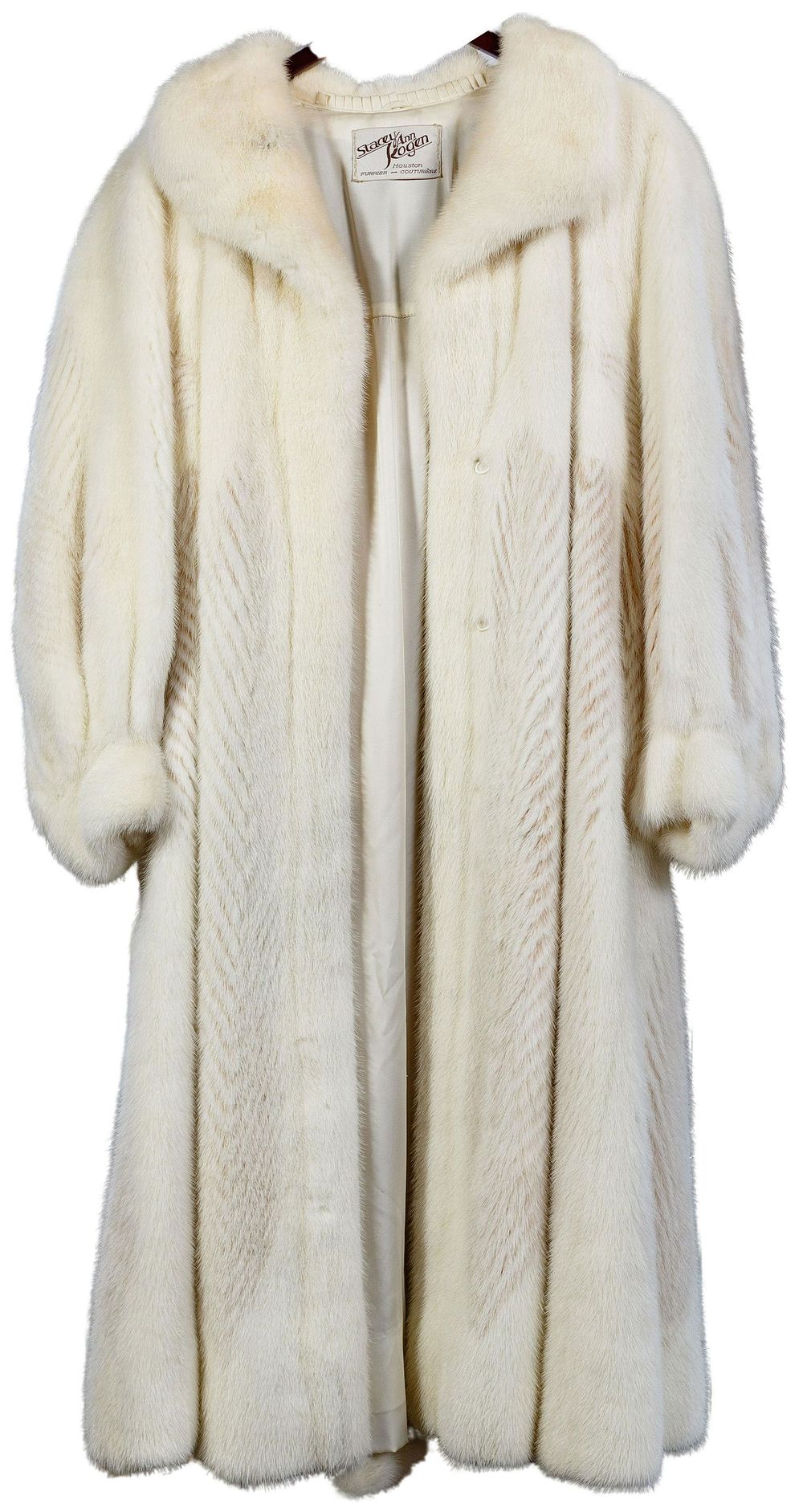Lot 527: White Mink Coat