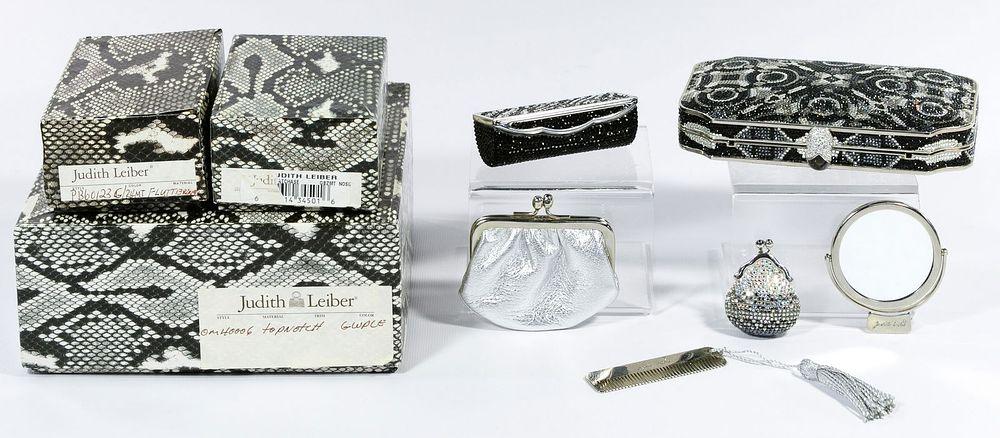 Lot 532: Judith Lieber Swarovski Crystal Assortment