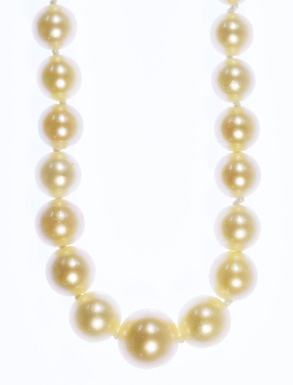 Lot 582: Mikimoto Silver and Graduated Pearl Necklace