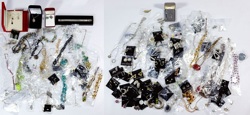 Lot 586: Sterling Silver Jewelry Assortment