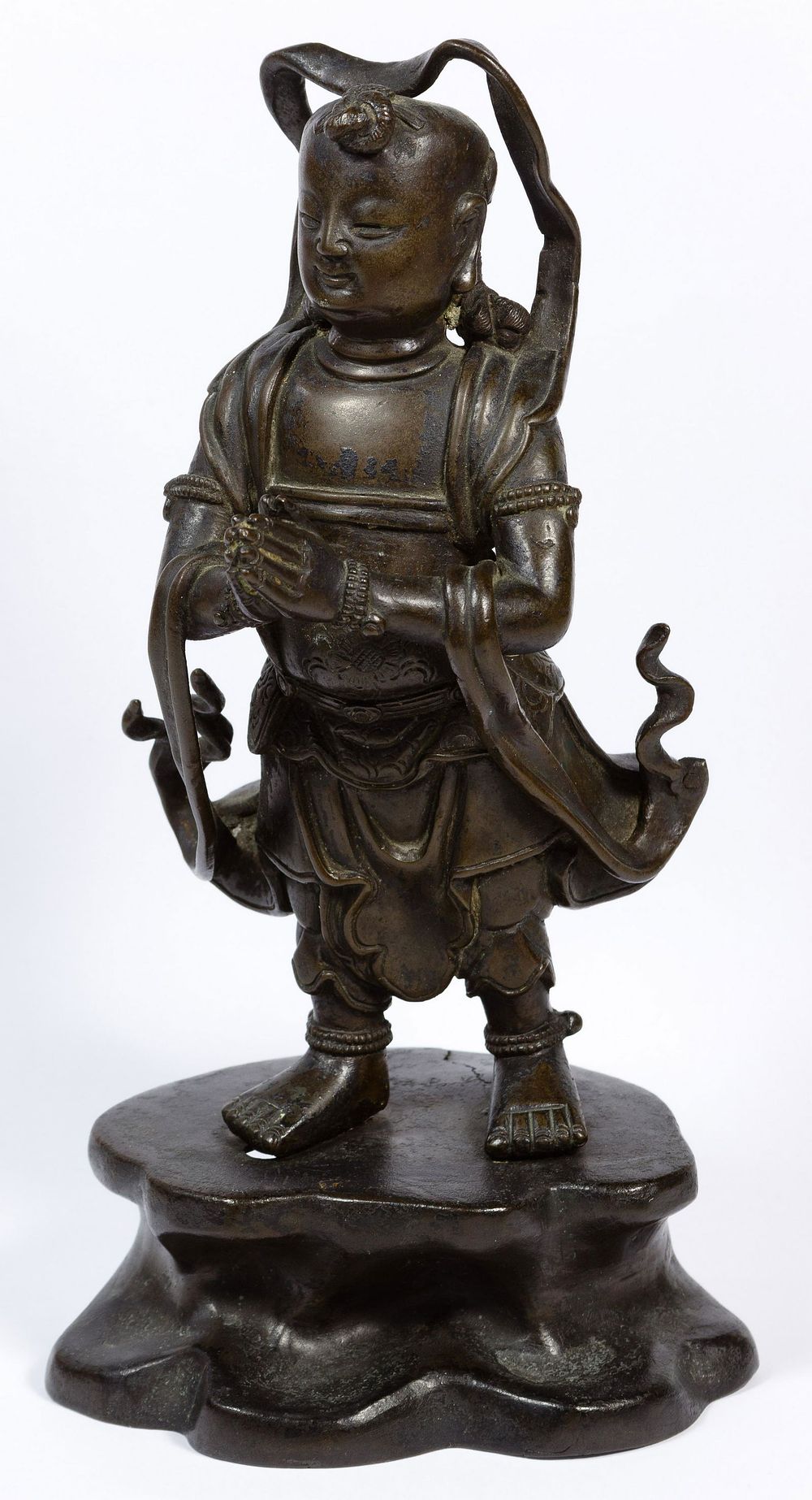 Lot 176: Chinese Ming Dynasty Style Bronze Figure