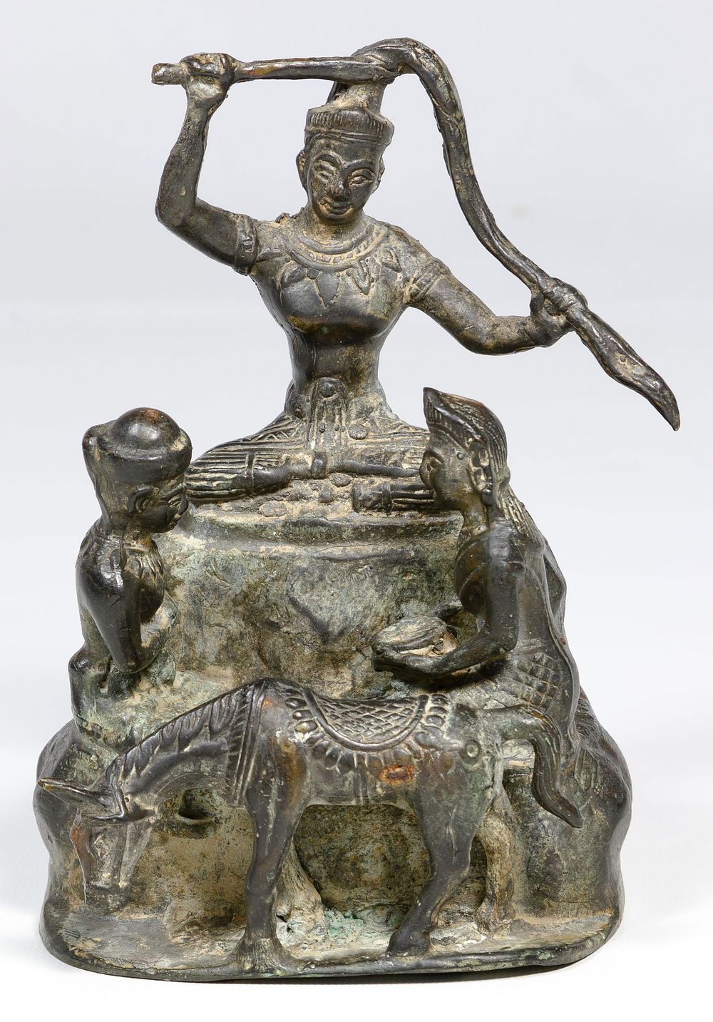 Lot 186: Thai Cast Bronze Buddha Statue