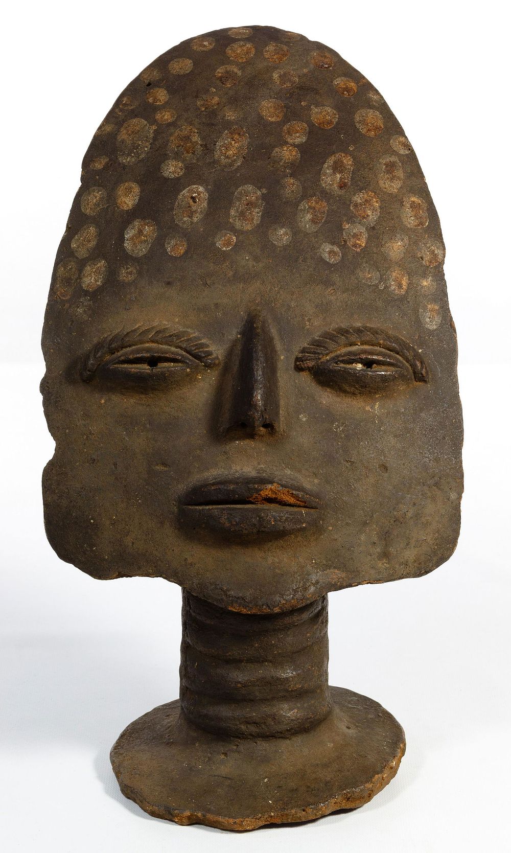Lot 192: African Memorial Earthenware Mask