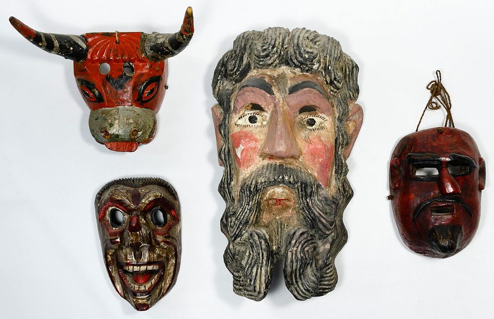 Lot 212: Tribal Mask Assortment