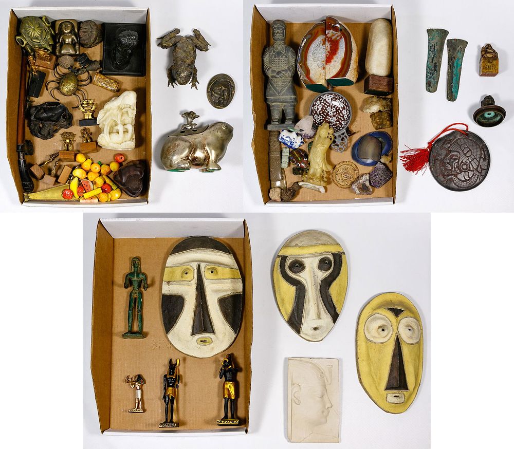 Lot 218: Multi-Cultural Decorative Object Assortment