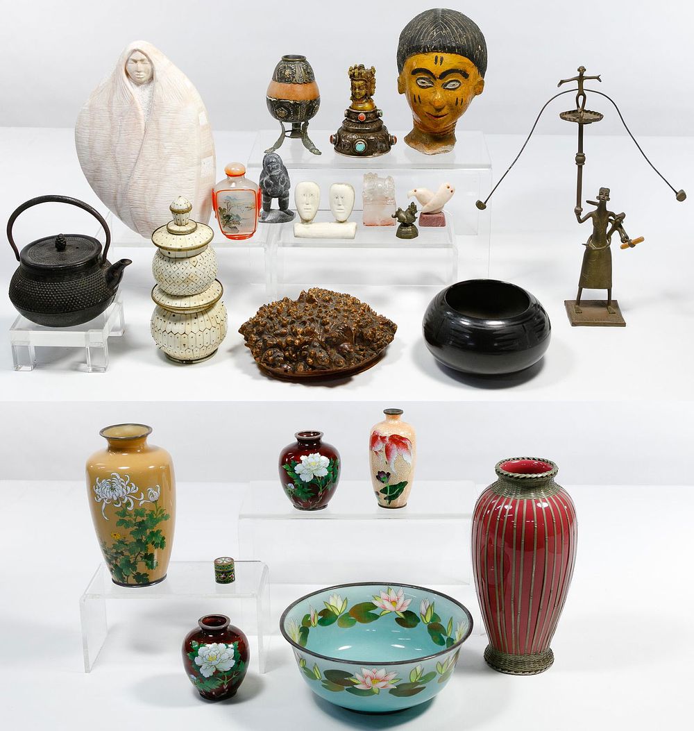 Lot 220: Multi-Cultural Decorative Object Assortment