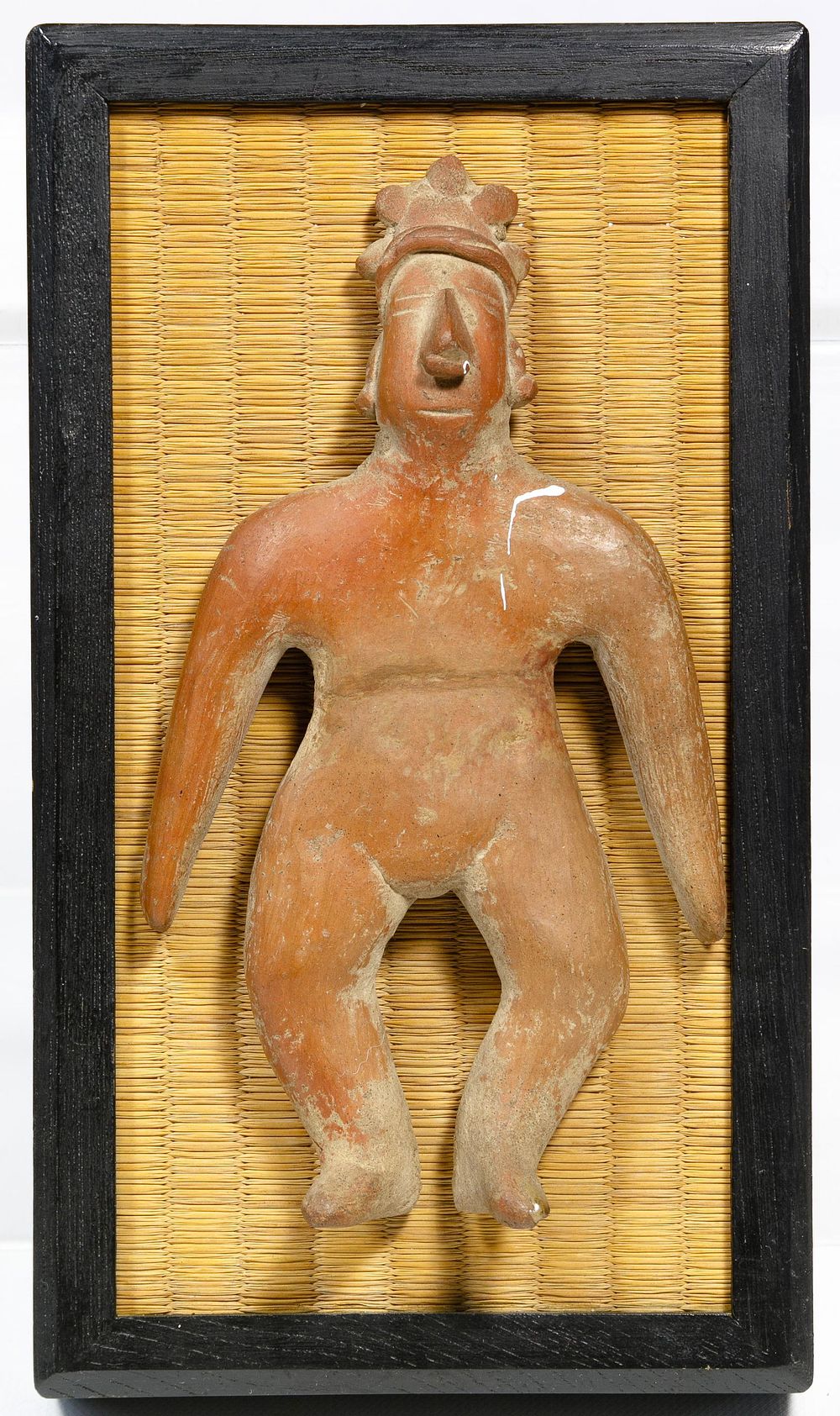Lot 234: Pre-Columbian Colima Male 'Gingerbread' Figurine