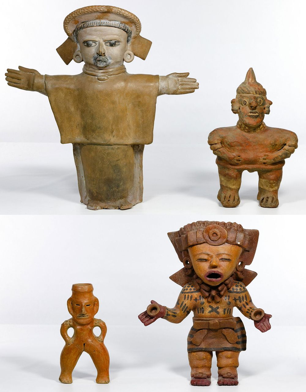 Lot 254: Pre-Columbian Style Clay Figurine Assortment