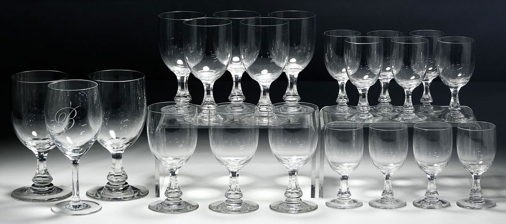 Lot 262: Baccarat Crystal 'Gascogne' Stemware Assortment