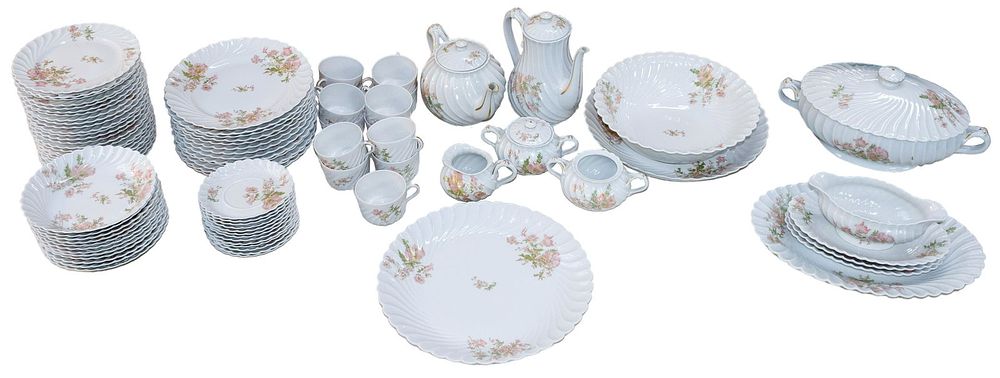 Lot 282: Haviland Limoges China Dinnerware Assortment