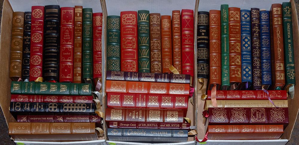 Lot 287: Easton Press Leather Bound Book Assortment