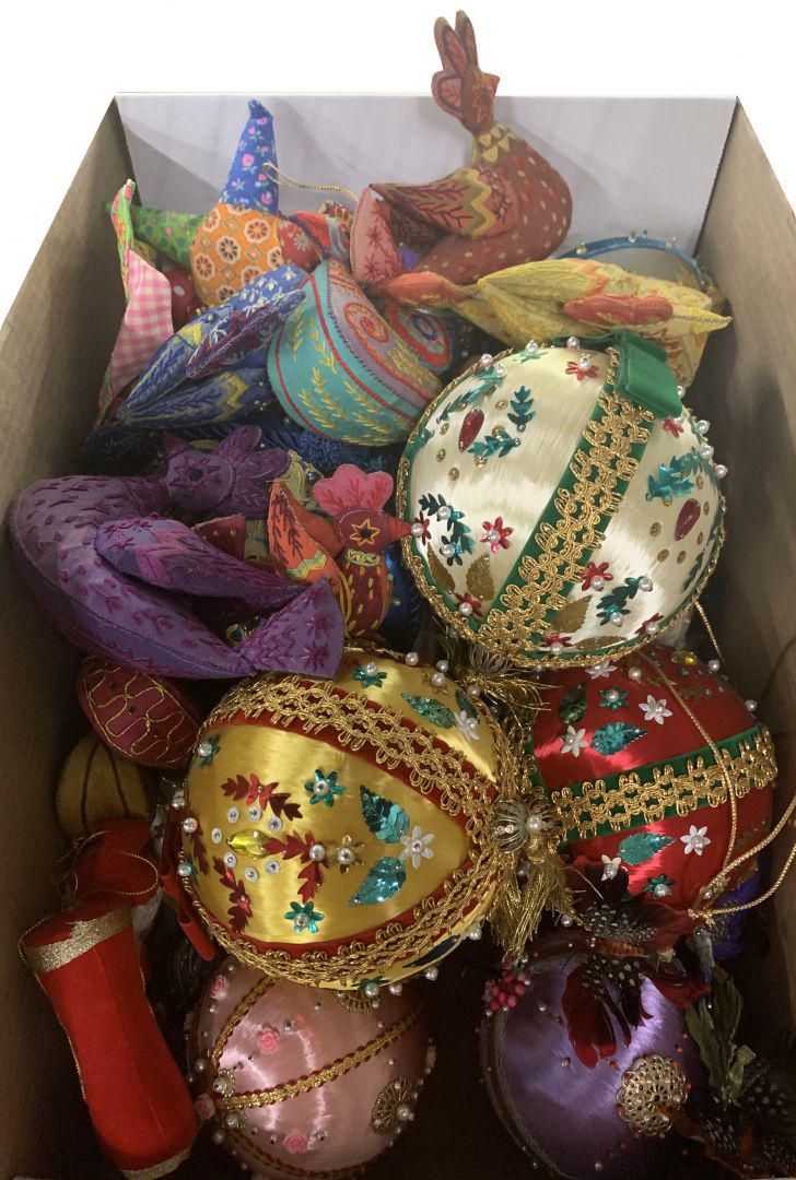 Lot 304: Handmade Christmas Ornament Assortment