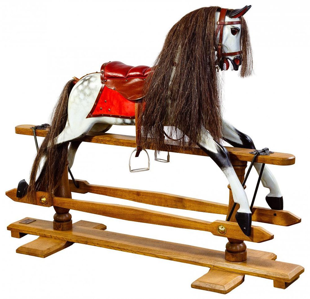 Lot 308: Stevenson Brothers Rocking Horse