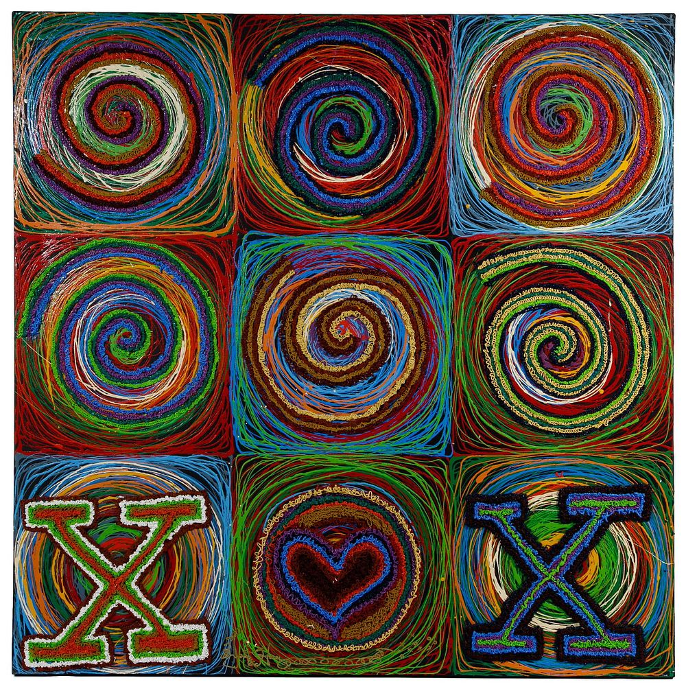 Lot 338: Jamie Hayes (American, d.2019) Acrylic on Canvas