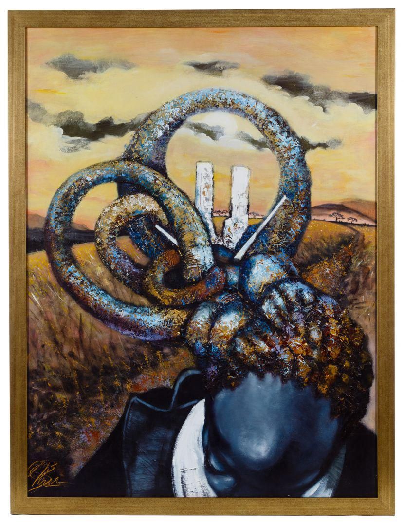 Lot 341: Jason O'Brien (Canadian, 20th Century) 'Blue Serengeti'