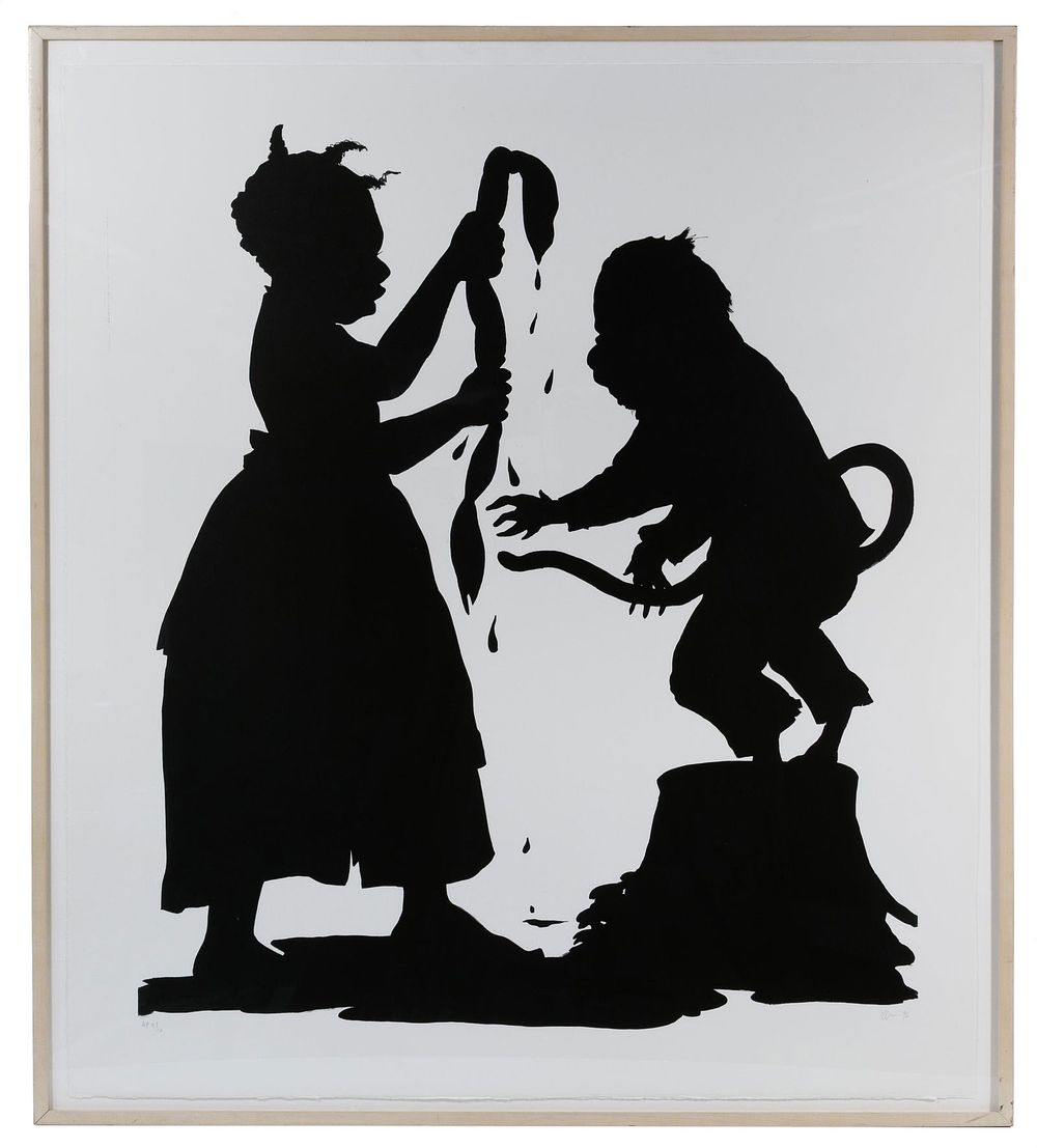 Lot 348: Kara Walker (American, b.1969) 'I'll Be a Monkey's