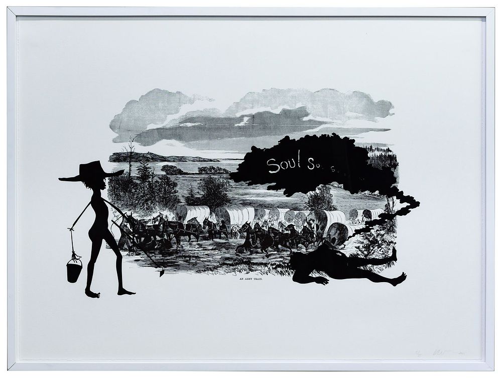 Lot 350: Kara Walker (American, b.1969) 'An Army Train' Offset