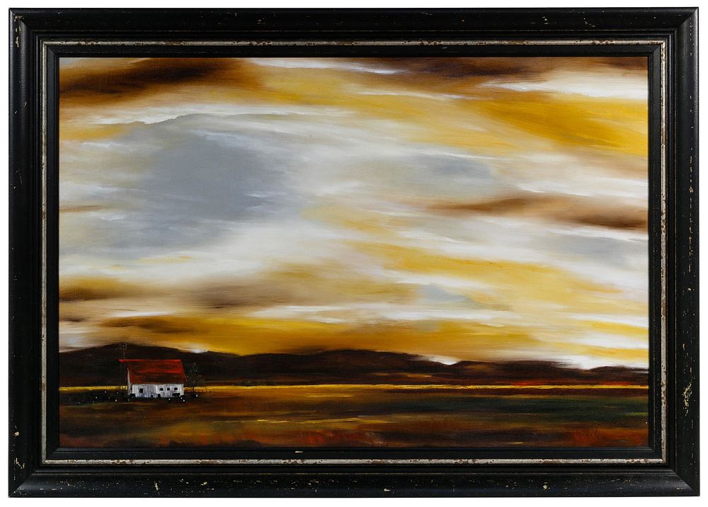 Lot 358: Paula Wallace (American, 20th Century) Oil on Panel
