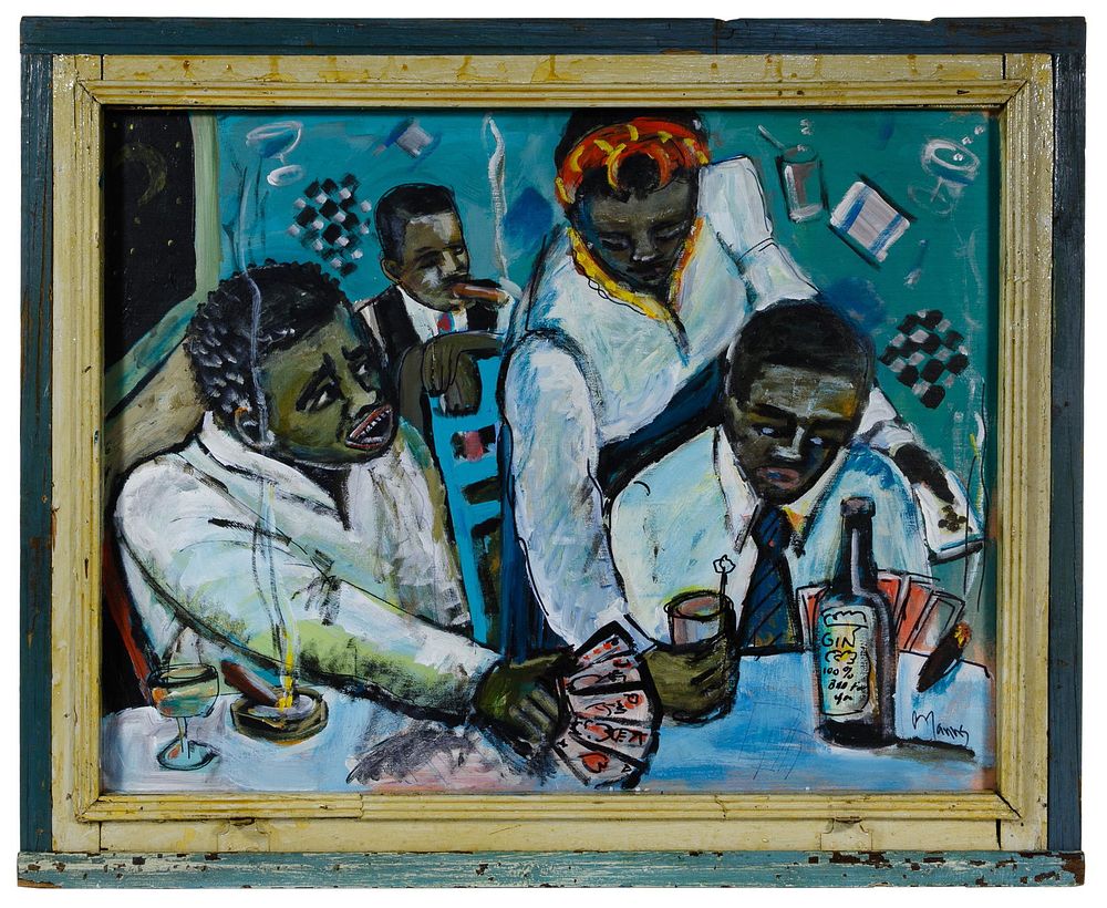 Lot 365: Wayne Manns (American, 20th Century) 'Cheatin' M... at