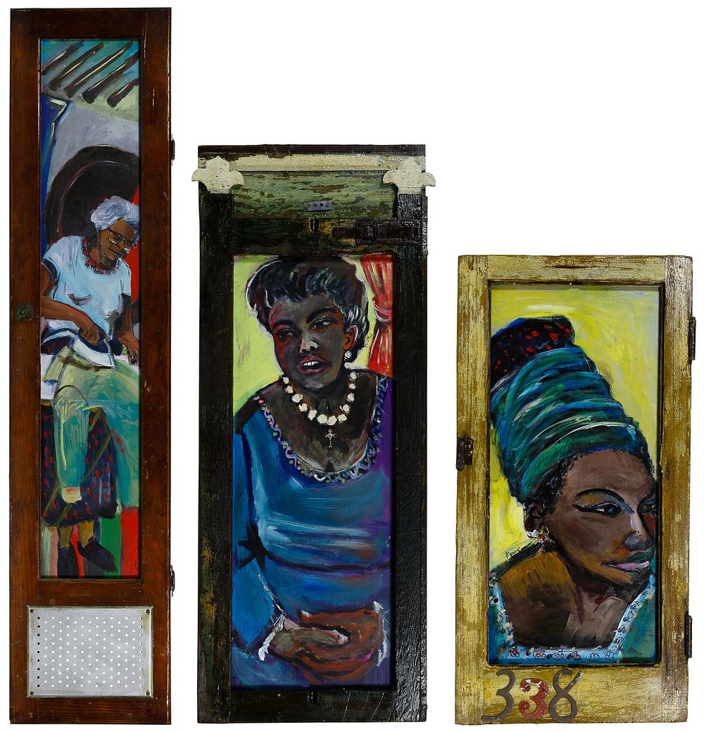 Lot 366: Wayne Manns (American, 20th Century) 'Church Lady'