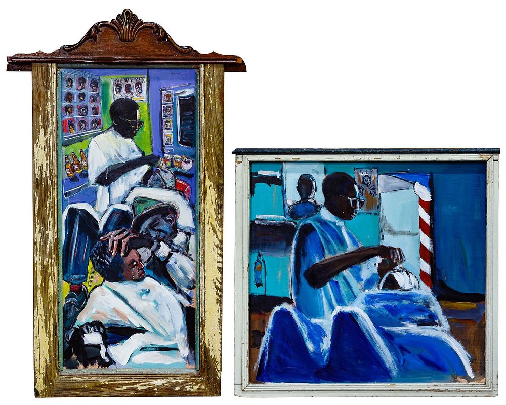 Lot 374: Wayne Manns (American, 20th Century) 'Tears, Fears, and