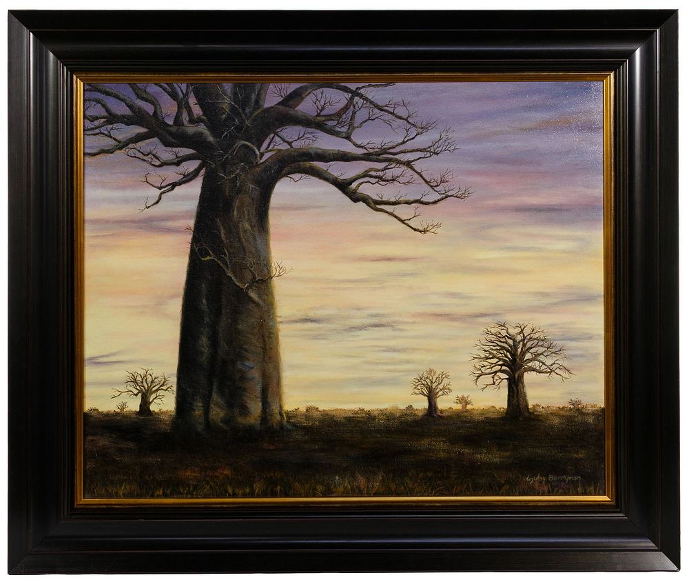 Lot 391: Gulay Berryman (Turkish / American, 20th Century) Oil