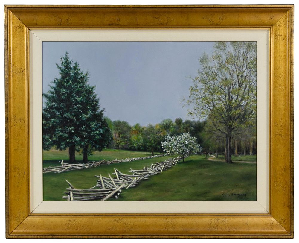 Lot 392: Gulay Berryman (Turkish / American, 20th Century) Oil