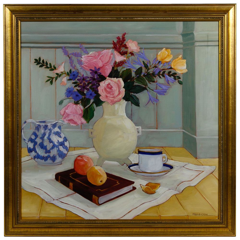 Lot 403: Brenda Morrison (American, 20th Century) Oil on Canvas